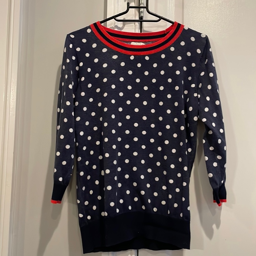 J. Crew Polka Dot Sweater​